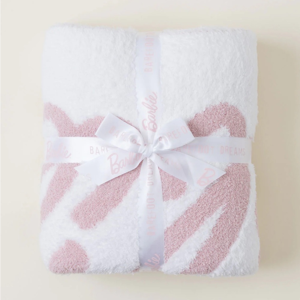 Barefoot Dreams x Barbie blanket
